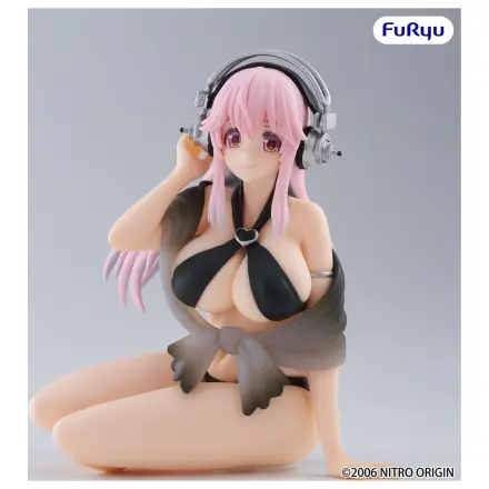 Super Sonico Noodle Stopper PVC kip Super Sonico Swimsuit Black Color Ver. 10 cm fotografija izdelka