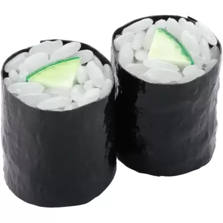 Plastični model komplet Sushi 1/1 Kappa Maki (Suši z zvitkom kumare) (ponovna izdaja) 3 cm fotografija izdelka