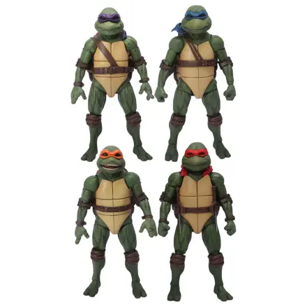 Teenage Mutant Ninja Turtles Figurice set v škatli 1/12 Teenage Mutant Ninja Turtles (1990 Movie) 15 cm fotografija izdelka
