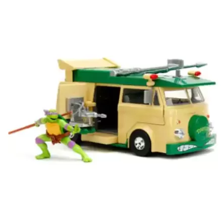 Teenage Mutant Ninja Turtles Diecast Model 1/24 Donatello & Party Wagon – modelček, merilo 1/24 termékfotója