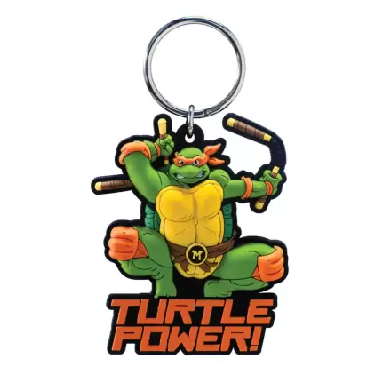Teenage Mutant Ninja Turtles Soft Touch PVC priponka za torbo Michelangelo fotografija izdelka