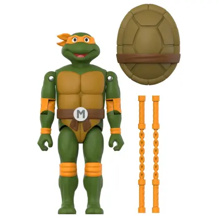 Teenage Mutant Ninja Turtles ReAction+ akcijska figura Val 02 Michelangelo fotografija izdelka