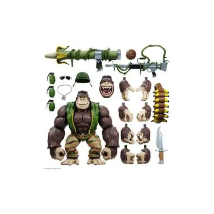 Teenage Mutant Ninja Turtles Ultimates Akcijska Figura Guerrilla Gorilla 20 cm termékfotója