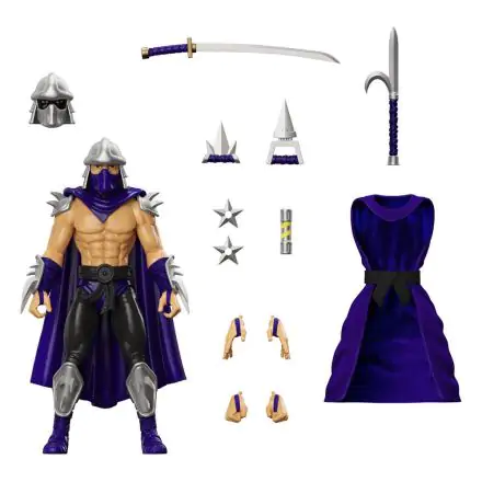 Teenage Mutant Ninja Turtles Ultimates Akcijska figura Shredder (Silver Armor) 18 cm fotografija izdelka
