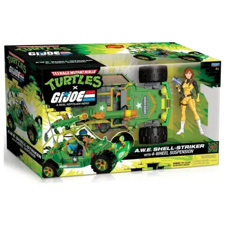 Teenage Mutant Ninja Turtles x G.I. Joe Crossover Classics vozilo A.W.E. Shell-Striker s figuro fotografija izdelka