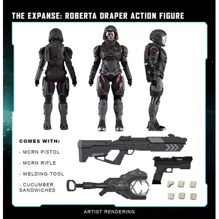 The Expanse Action Figura Roberta Draper 20 cm termékfotója