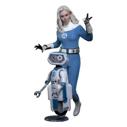The Fantastic Four: First Steps Movie Masterpiece Figurica 2-paket 1/6 Invisible Woman & H.E.R.B.I.E. 28 cm fotografija izdelka