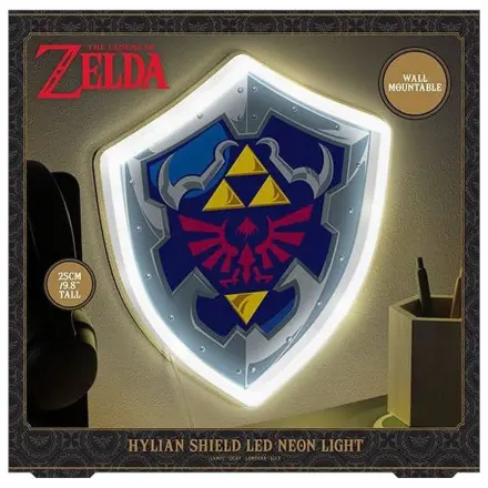 The Legend of Zelda stenska svetilka Hylian Shield fotografija izdelka