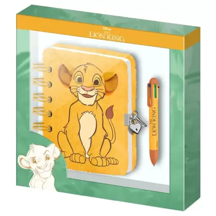 Disney The Lion King plišast dnevnik in pisalo fotografija izdelka