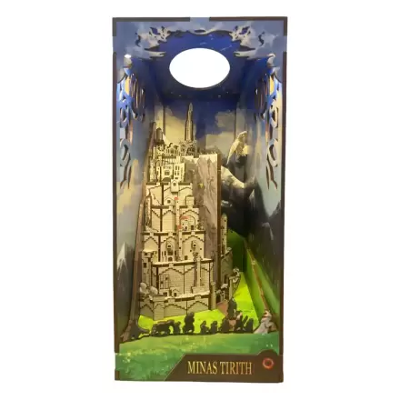 The Lord of the Rings Drobne Pustolovščine Knjižni Kotiček Mini Diorama Minas Tirith 23 cm fotografija izdelka