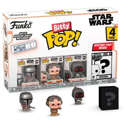 Blister pakiranje s 4 figuricami Bitty POP Star Wars Mandalorian - Mandalorian termékfotója