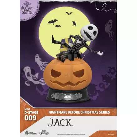 The Nightmare Before Christmas Mini Diorama Stage PVC figura Jack 10 cm fotografija izdelka