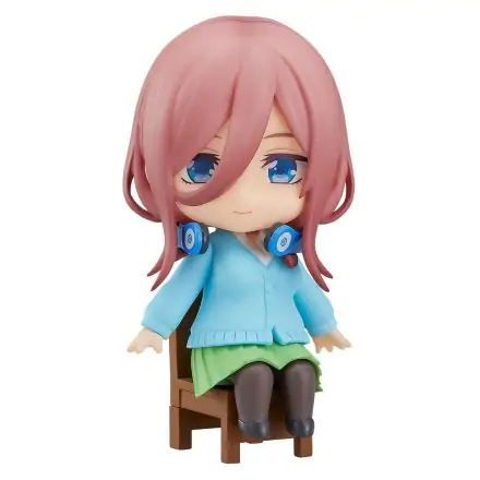 The Quintessential Quintuplets Movie Nendoroid Swacchao! Figura Miku Nakano 9 cm fotografija izdelka