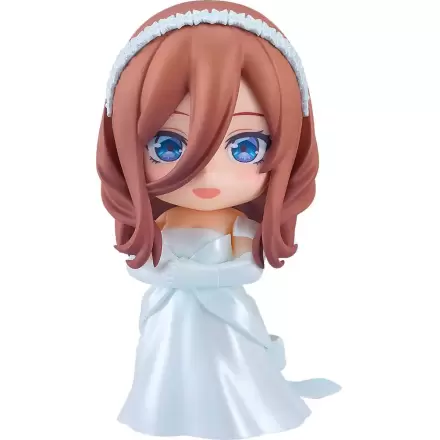 The Quintessential Quintuplets Nendoroid akcijska figura Miku Nakano: Wedding Dress Ver. 10 cm fotografija izdelka