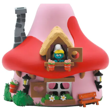 The Smurfs - Smurfette Mushroom House hranilnik figura 15cm fotografija izdelka