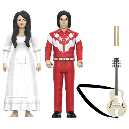 The White Stripes ReAction Akcijske figure 2-pak val 02 The White Stripes (Elephant) 10 cm fotografija izdelka