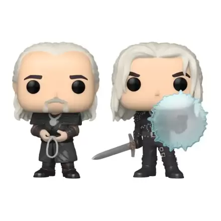 The Witcher Funko POP! Television Vinilne Figure Set 2 kosa Geralt & Vesemir 9 cm termékfotója