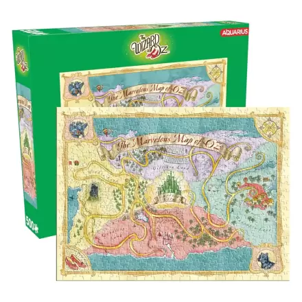 The Wizard Of Oz Map sestavljanka (500 kosov) fotografija izdelka