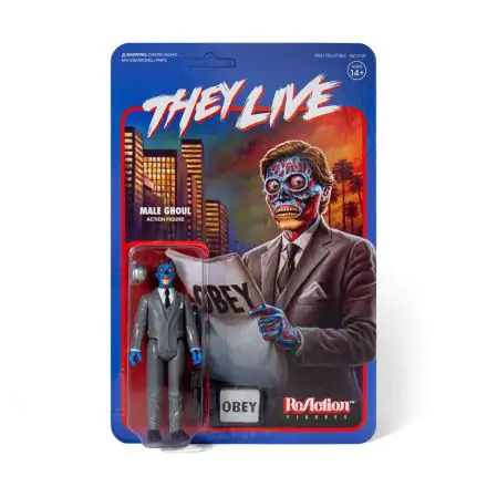 They Live ReAction akcijska figura moški ghoul 10 cm fotografija izdelka