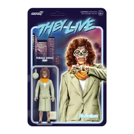 They Live ReAction akcijska figura Wave 02 Female Ghoul (Glow) 10 cm termékfotója