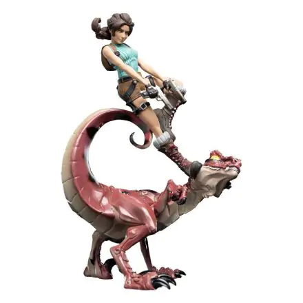 Tomb Raider Mini Epics Vinil Figura Lara Croft & Raptor 24 cm termékfotója