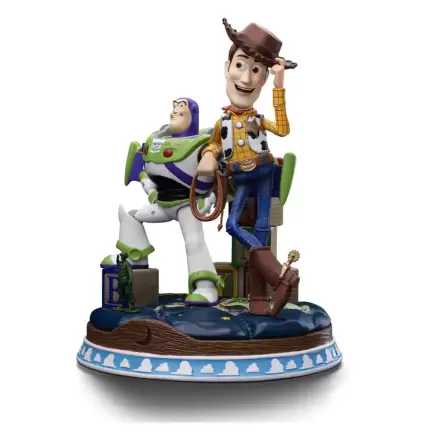 Toy Story Deluxe umetniška figurica v merilu 1/10 Buzz & Woody 38 cm termékfotója