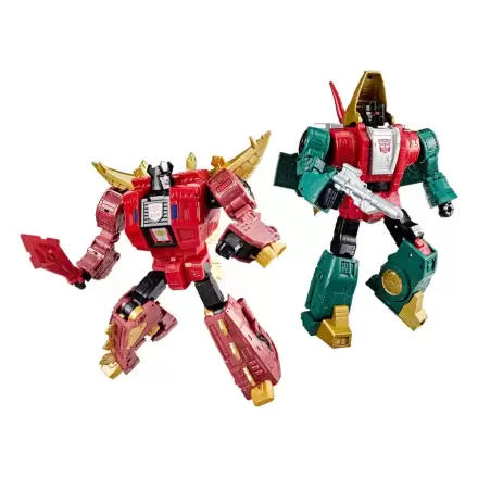 Transformers Age of the Primes Leader Class akcijska figura G2 Universe Dinobots Snarl & Slug 19 cm fotografija izdelka