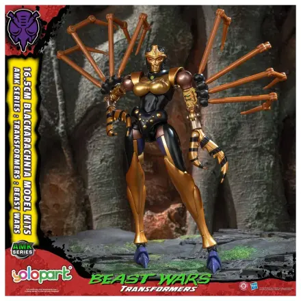 Transformers AMK serija plastični model komplet Beast Wars Blackarachnia 18 cm fotografija izdelka