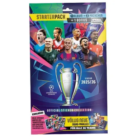 UEFA Champions League 2025/26 Kolekcija nalepk Začetni paket fotografija izdelka
