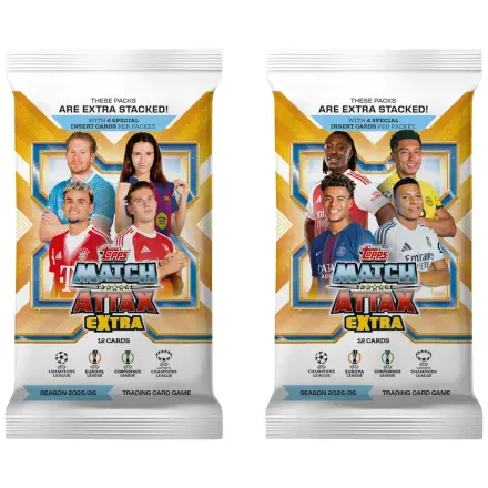 UEFA Champions League Match Attax Extra Trading Cards 2025/26 Booster paket fotografija izdelka