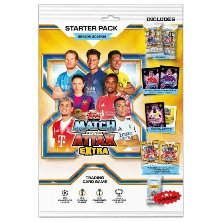 UEFA Champions League Match Attax Extra Zbirateljske Karte 2025/26 Začetni Paket nemški jezik fotografija izdelka