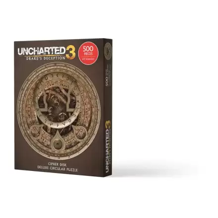 Uncharted sestavljanka Cipher Disk Circular Deluxe (500 delčkov) fotografija izdelka