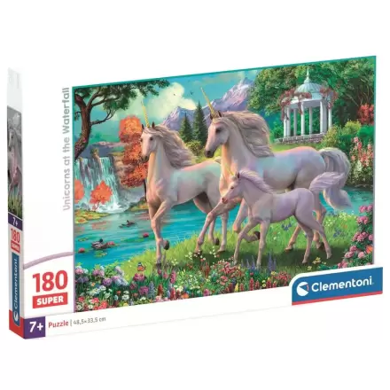 Unicorns at the Waterfall super puzzle 180 kosov fotografija izdelka