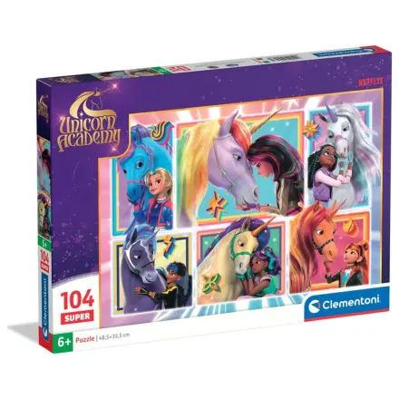 Unicorn Academy Friendship 104-delni Super puzzle fotografija izdelka