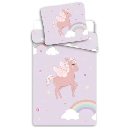 Unicorn Cloudy Pink Prevleka za odejo fotografija izdelka