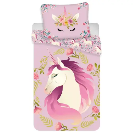 Unicorn Flowers Prevleka za odejo fotografija izdelka