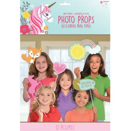 Unicorn Photo Booth Set rekvizitov fotografija izdelka