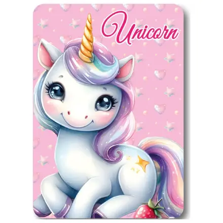 Unicorn Starlight flis odeja 100x140cm fotografija izdelka