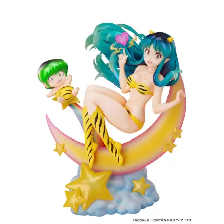 Urusei Yatsura PVC Kip 1/7 Lum & Ten Box Cafe & Space Collaboration 20 cm termékfotója