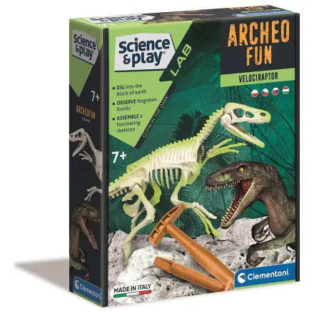Light-Up Velociraptor Archeo Fun Set za arheologijo fotografija izdelka