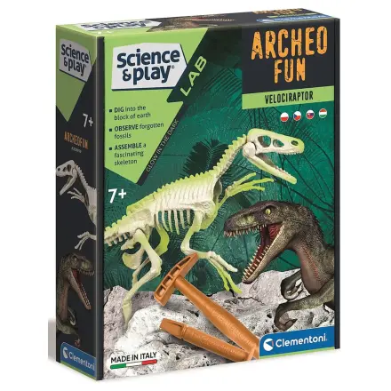 Light-Up Velociraptor Archeo Fun Set za arheologijo fotografija izdelka
