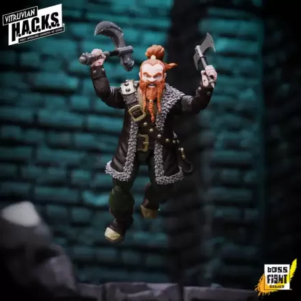 Akcijska figura Vitruvian H.A.C.K.S. Dwarf Mercenary Grimgrom termékfotója