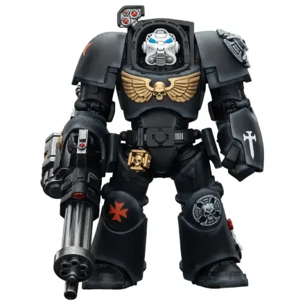 Warhammer 40,000 akcijska figura Black Templars Terminator 3 s Power Fistom in Assault Cannonom 14 cm fotografija izdelka