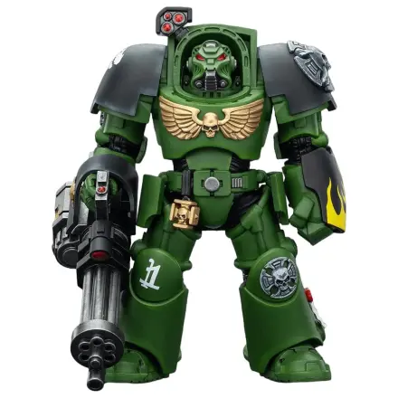 Warhammer 40,000 figurica Salamanders Terminator 3 z Power Fist in Assault Cannon 14 cm fotografija izdelka