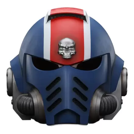 Warhammer 40,000: Space Marine 2 replika čelade Ultramarines Lieutenant Titus 30 cm fotografija izdelka