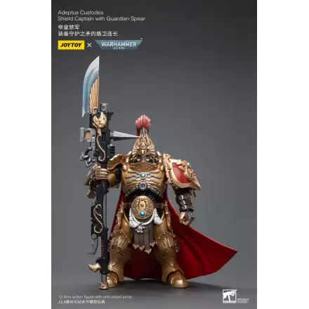 Warhammer 40k Akcijska figura 1/18 Adeptus Custodes Shield Captain z Guardian Spear 12 cm termékfotója