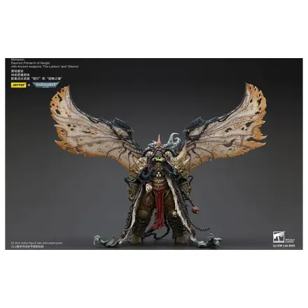 Warhammer 40k akcijska figura 1/18 Mortarion Daemon Primarch of Nurgle z Ancient weapons The Lantern and Silence 21 cm fotografija izdelka