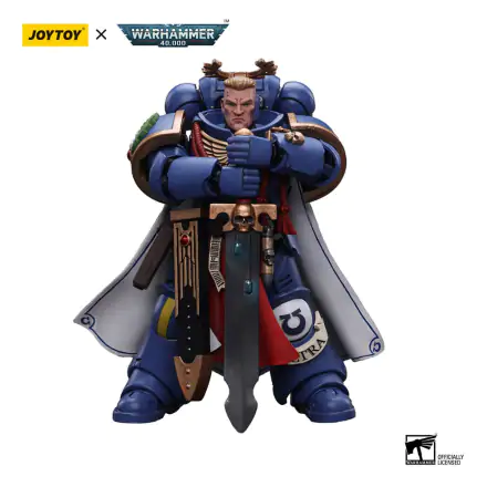 Warhammer 40k Akcijska figura 1/18 Ultramarines Primaris Captain z mečem Power Sword in pištolo Plasma Pistol 12 cm fotografija izdelka