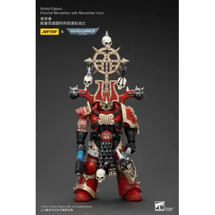 Akcijska figura Warhammer 40k 1/18 World Eaters Khorne Berzerker z Berzerker lcono 13 cm termékfotója