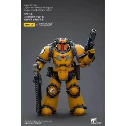 Warhammer The Horus Heresy akcijska figura 1/18 Imperial Fists Legion MkIII Despoiler Squad Sergeant s plazemsko pištolo 12 cm termékfotója